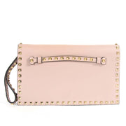 Valentino Pink Rockstud Clutch now for sale at labellov vintage fashion webshop belgium