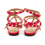 acheter en ligne pour le meilleur prix seconde main alentino Garavani Rockstud Sandals Pink