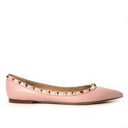 koop Valentino Baby Pink Rockstuds Flats - Size 38 bij labellov aan de beste prijs
