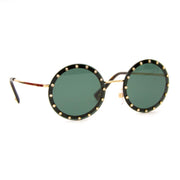 acheter en ligne chez labellov.com pour le meilleur prix valentino embellished round glasses