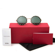 valentino embellished round sunglasses now online at labellov.com for the best price
