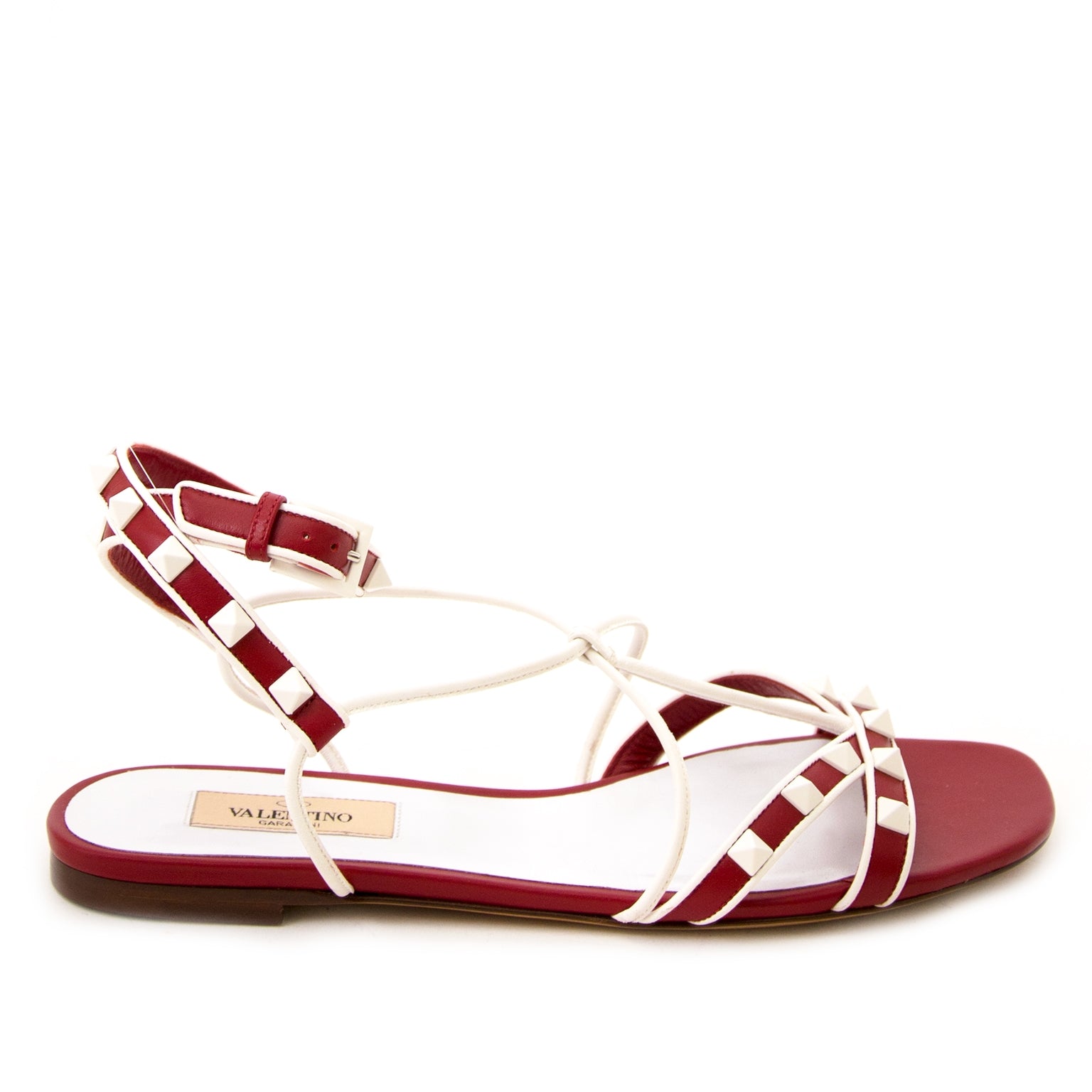 Buy authentic valentino rockstud sandals at labellov vintage fashion webshop belgium