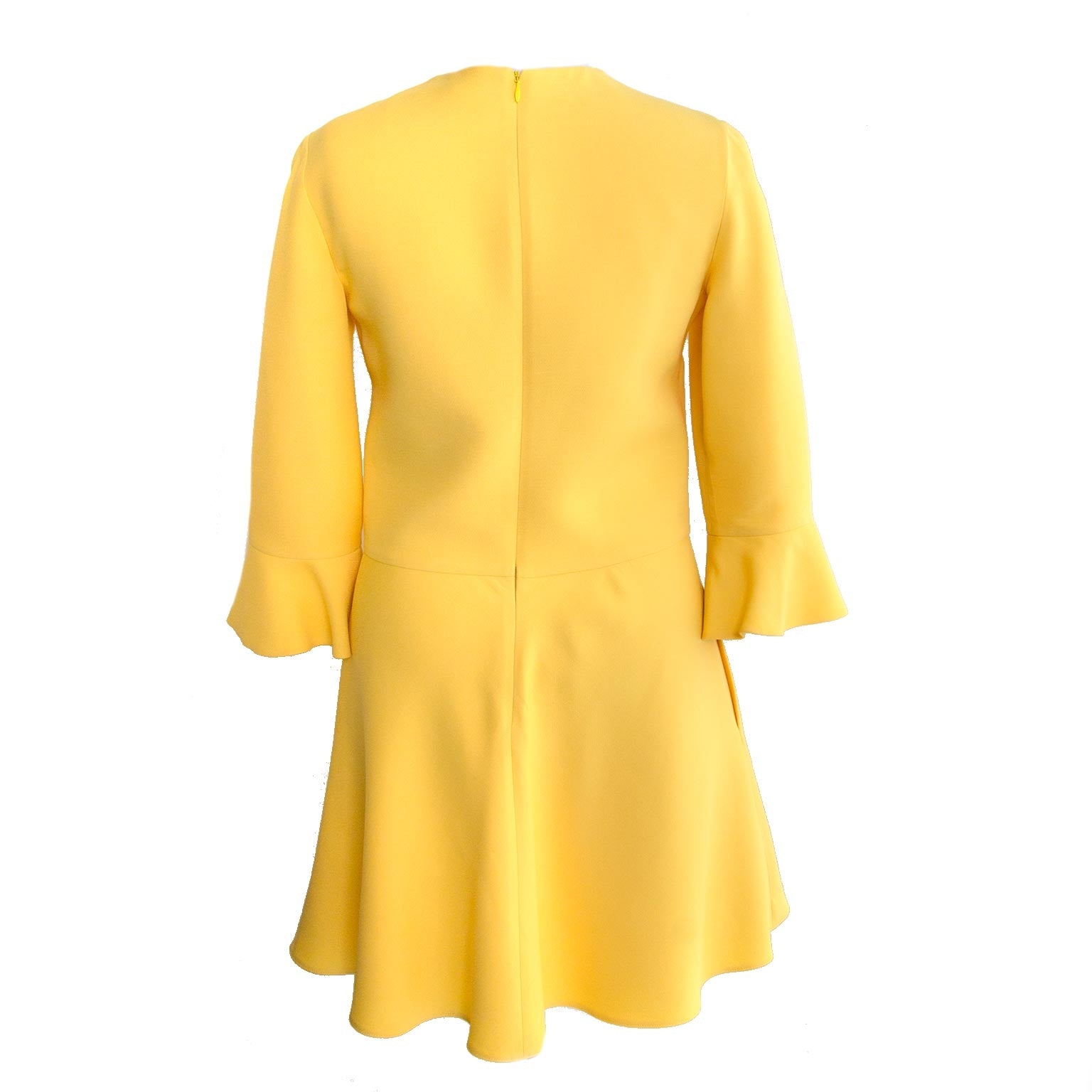 buy authentic valentino yellow dress at labellov vintage fashion webshop belgium