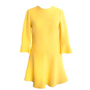 buy authentic valentino yellow dress at labellov vintage fashion webshop belgium