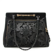 Acheter en ligne chez Labellov.com Valentino Black Lace Flower Bag
