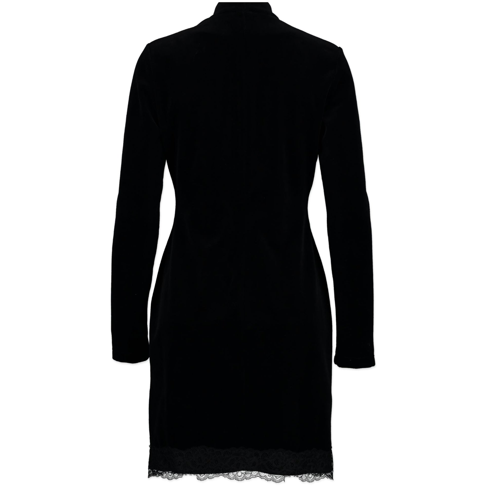 Red Valentino Velvet Longsleeve Bodycon Dress - Size L