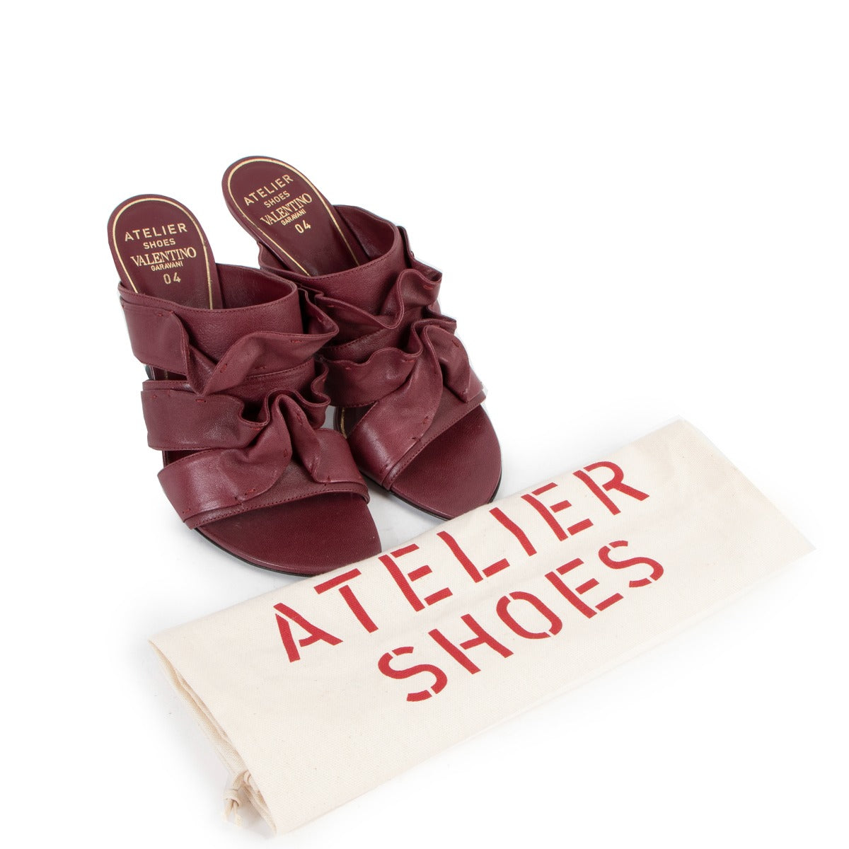 Valentino Garavani Atelier 04 Rouches Edition Mules