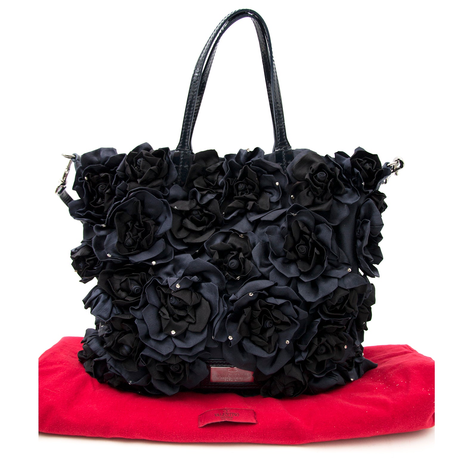 Looking for a Valentino Dark Blue Buisson Rose Tote?