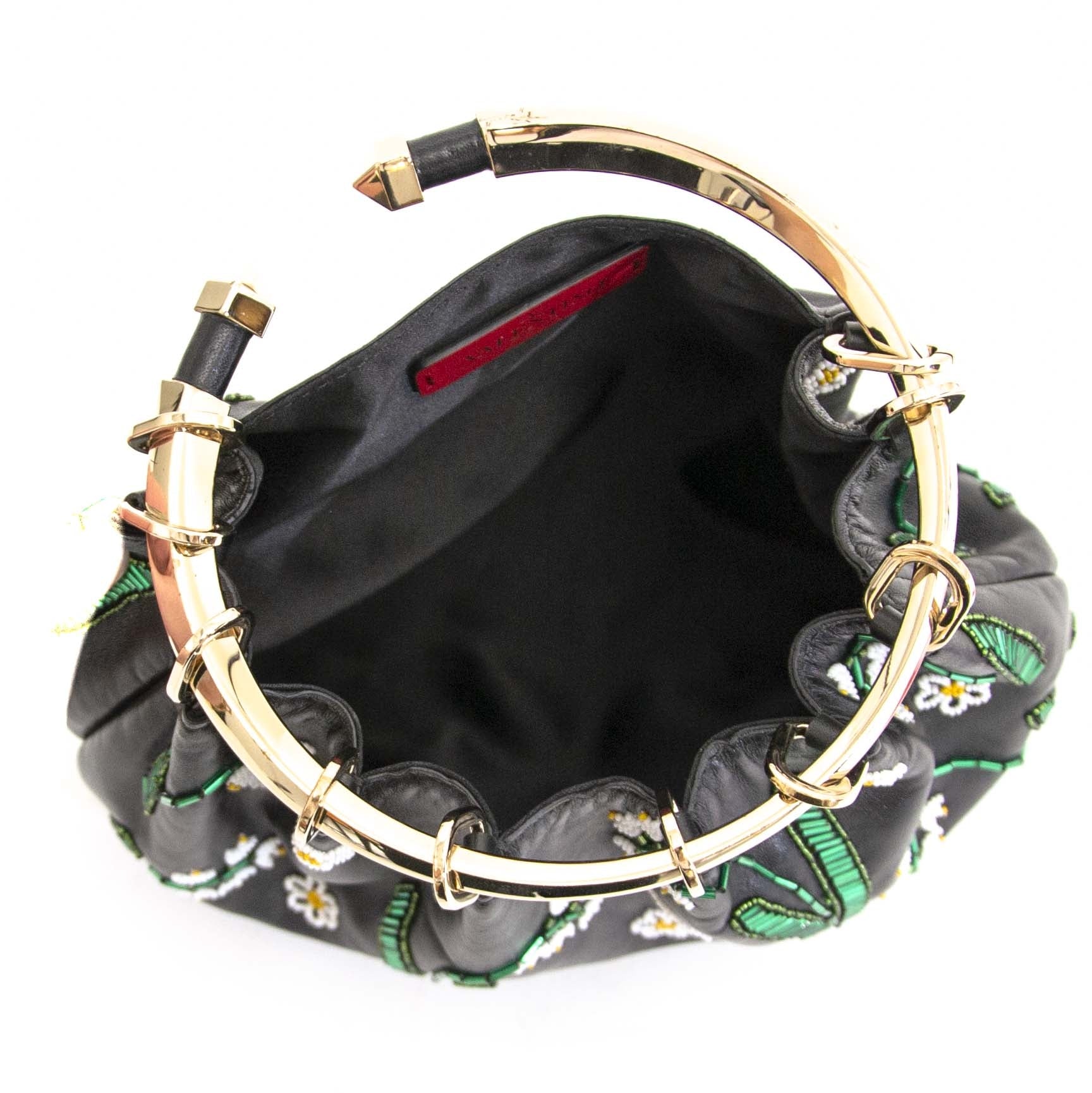 Koop authentieke tweedehands Valentino Ring Handle Floral Embellished Bag bij online webshop LabelLOV
