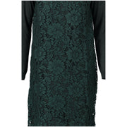 Valentino Green V-neck Lace Dress - size XS