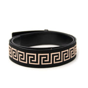 Versace Black Leather and Nylon Belt for sale online