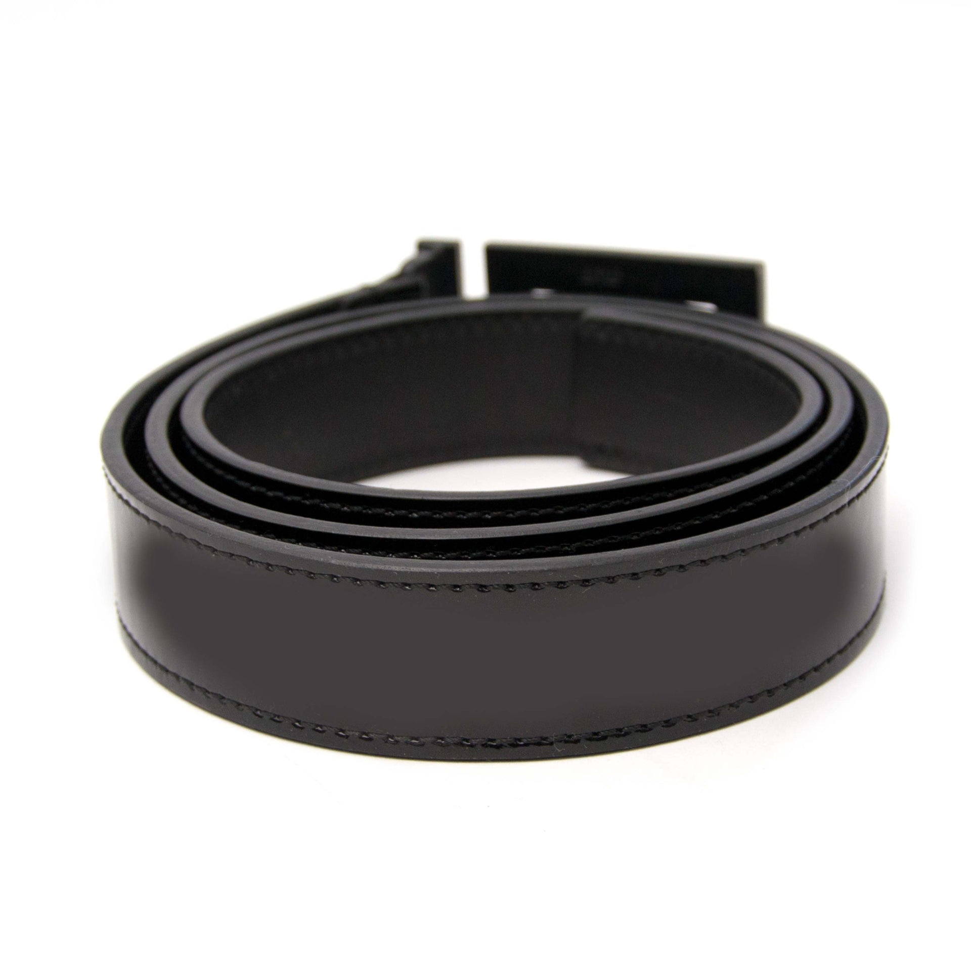 koop veilig online aan de beste prijs Versace Patent Black Belt
