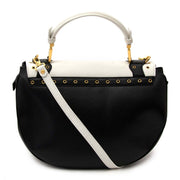 Compra une cartera Versace autentica vintage en los colores negro y blanco de cuero muy en moda para el precio correcto en LabelLOV.