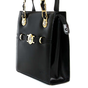 Gianni Versace Black Leather And Chain Shoulder Bag kopen en verkopen aan de beste prijs