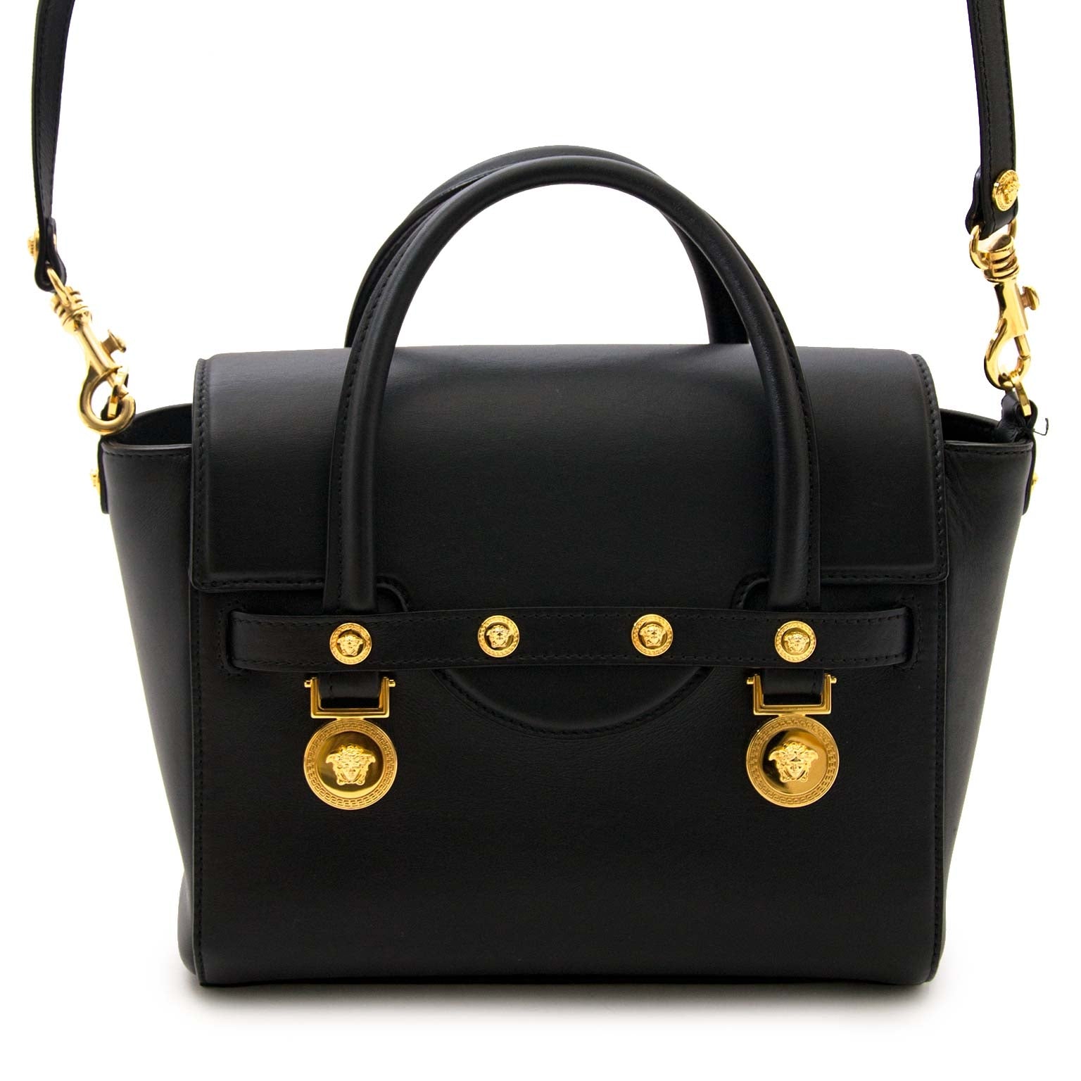 Versace Black Signature Crossbody Bag