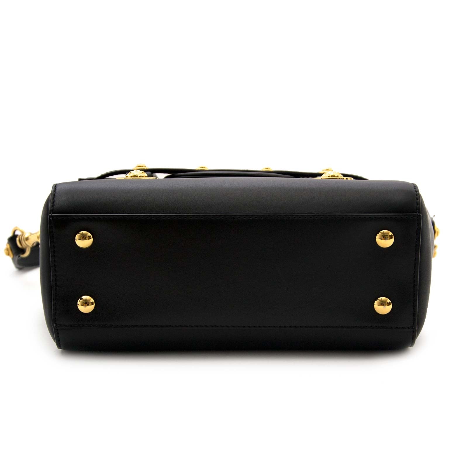 safe and secure shopping Versace Black Signature Crossbody Bag