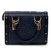 Are you interested in an authentic Gianni Versace Couture Blue Embroidered Bag