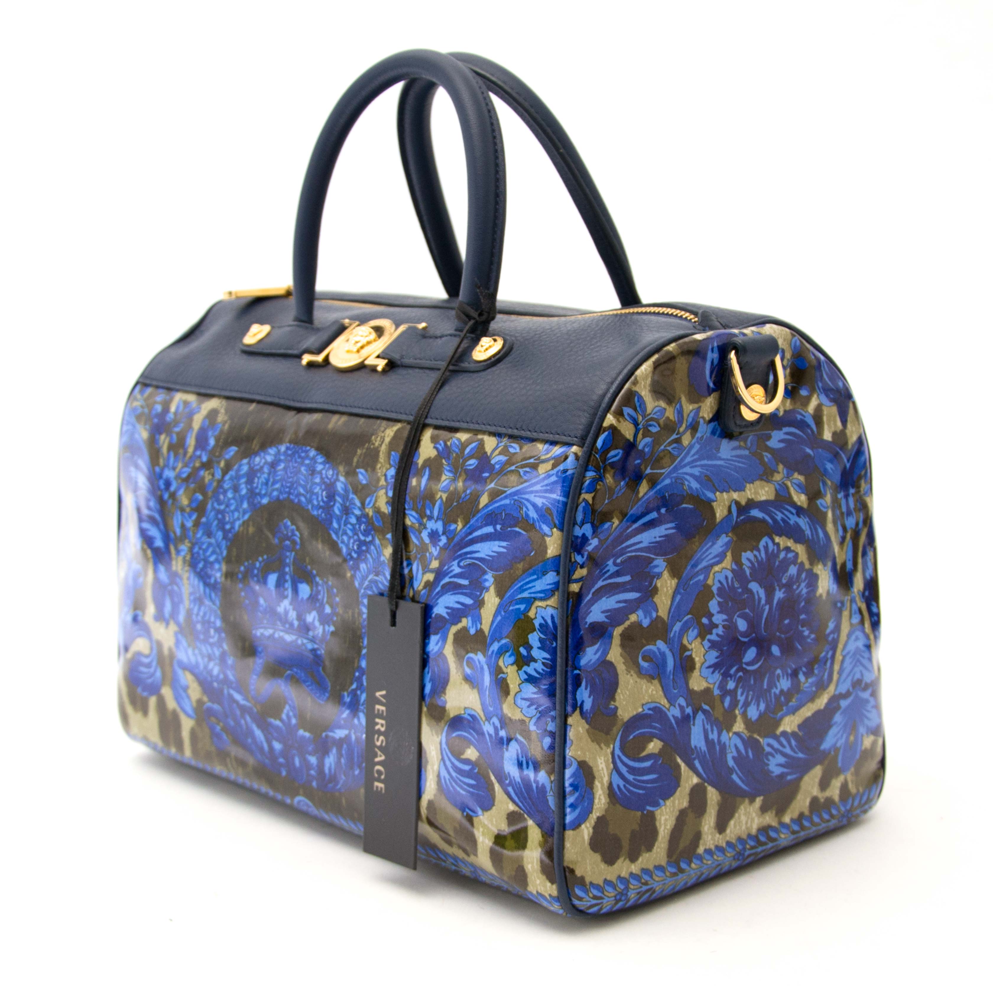 Never Used Versace Floral Boston Bag – Labellov