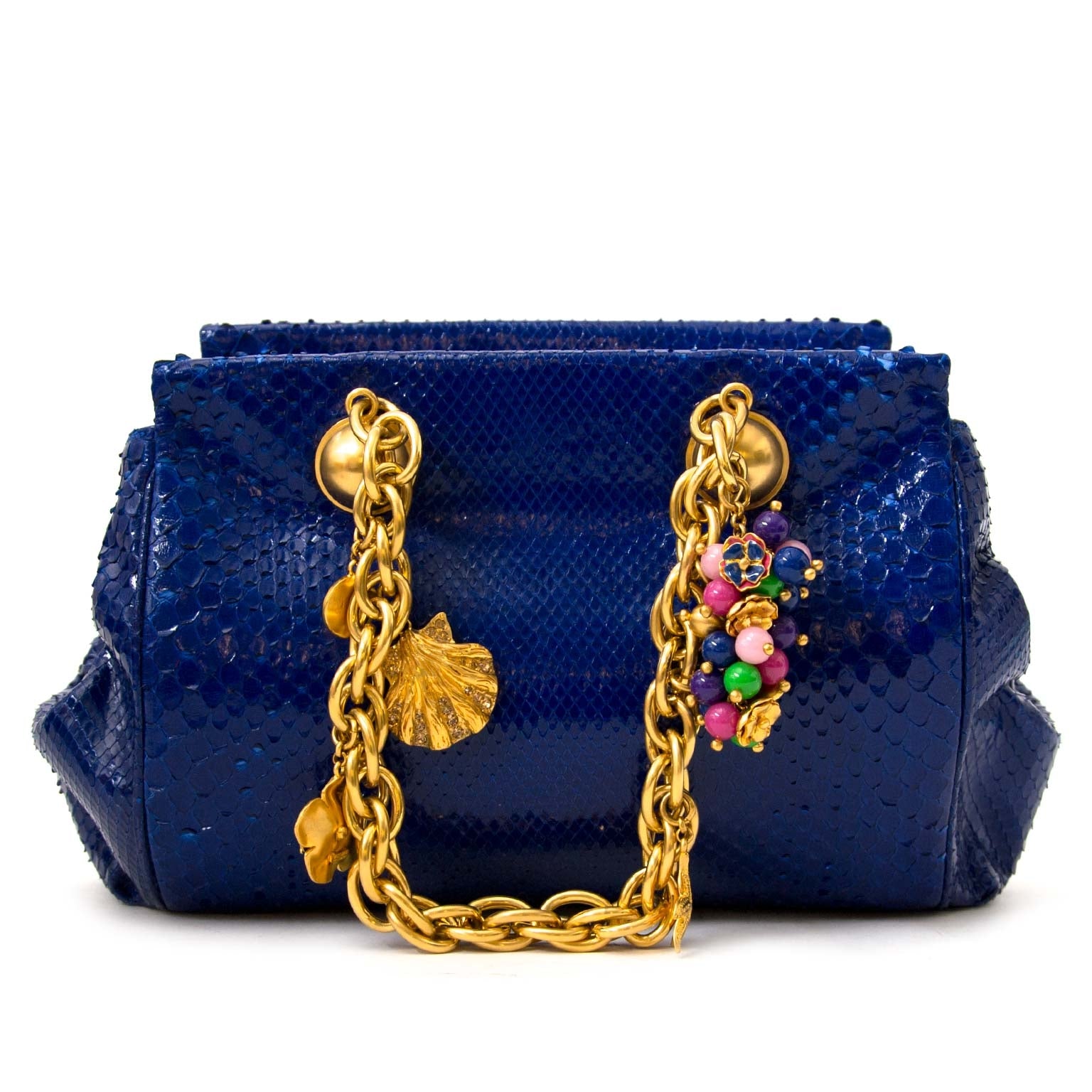 Buy authentic Versace python bags now online at labellov vintage webshop