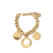 acheter en ligne sconde main Versace Gold Tone Pendant Necklace