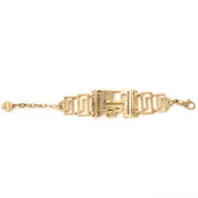 Buy versace gold-toned bracelet with stones at labellov vintage fashion webshop belgium