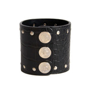 versace embossed croco medusa cuff now for sale at labellov vintage fashion webshop belgium