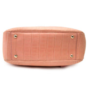 Achetez authentique seconde main Versace croco sac de main dans le couleur rose pour le bon prix chez LabelLOV.