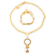 Authentic secondhand Versace necklace and bracelet