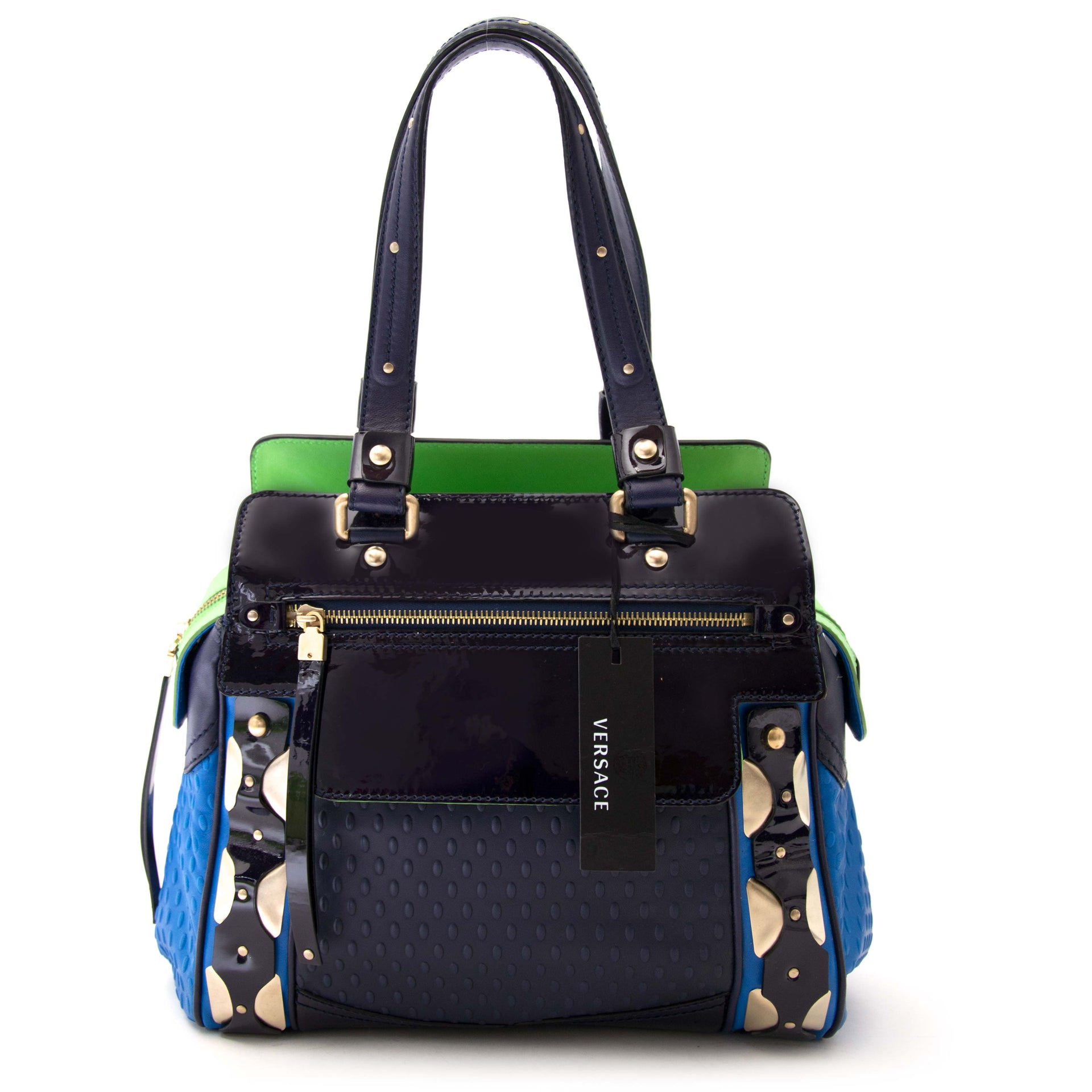 Versace Colorblock Shoulder Bag for sale online