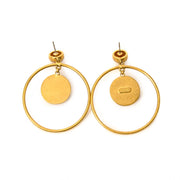 Versace Gold Metal Medusa Hoop Earrings kopen en verkopen
