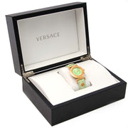 koop veilig online aan de beste prijs Versace Cleopatra Mother Of Pearl Dial Watch