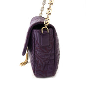 Versace Purple Quilted Paisley Medusa Shoulder Bag Buy authentic designer Versace secondhand bags at Labellov at the best price. Safe and secure shopping. Koop tweedehands authentieke Versace tassen bij designer webwinkel labellov.