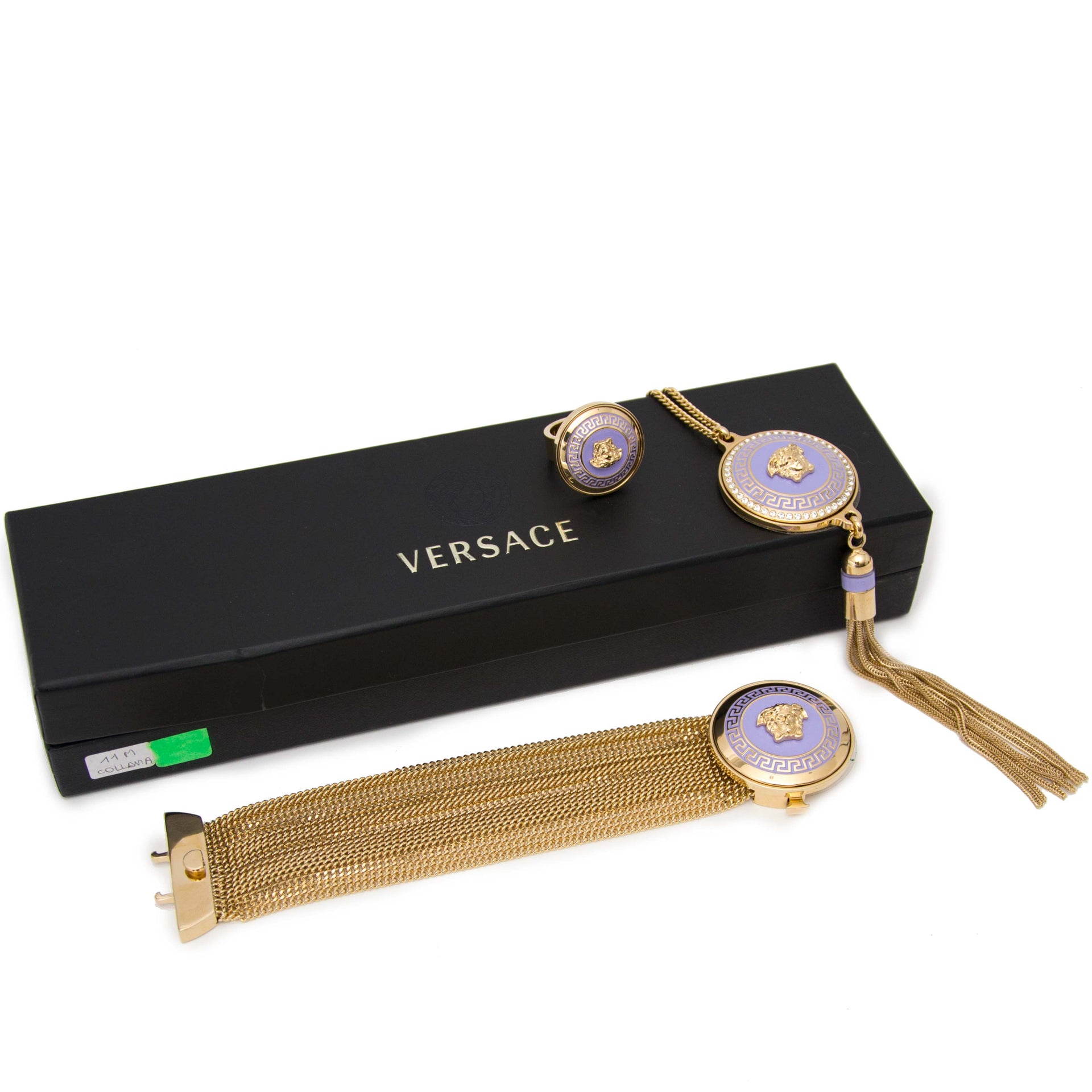 shop safe online secondhand Versace Necklace, Bracelet & Ring Medusa Head Set