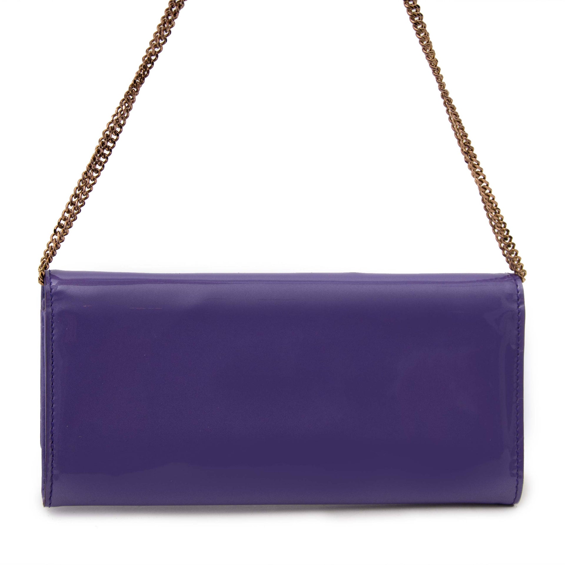 Secondhand Versace Purple Wallet on Chain Medusa online available at Labellov