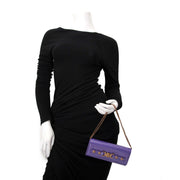 Versace Purple Wallet on Chain Medusa te koop