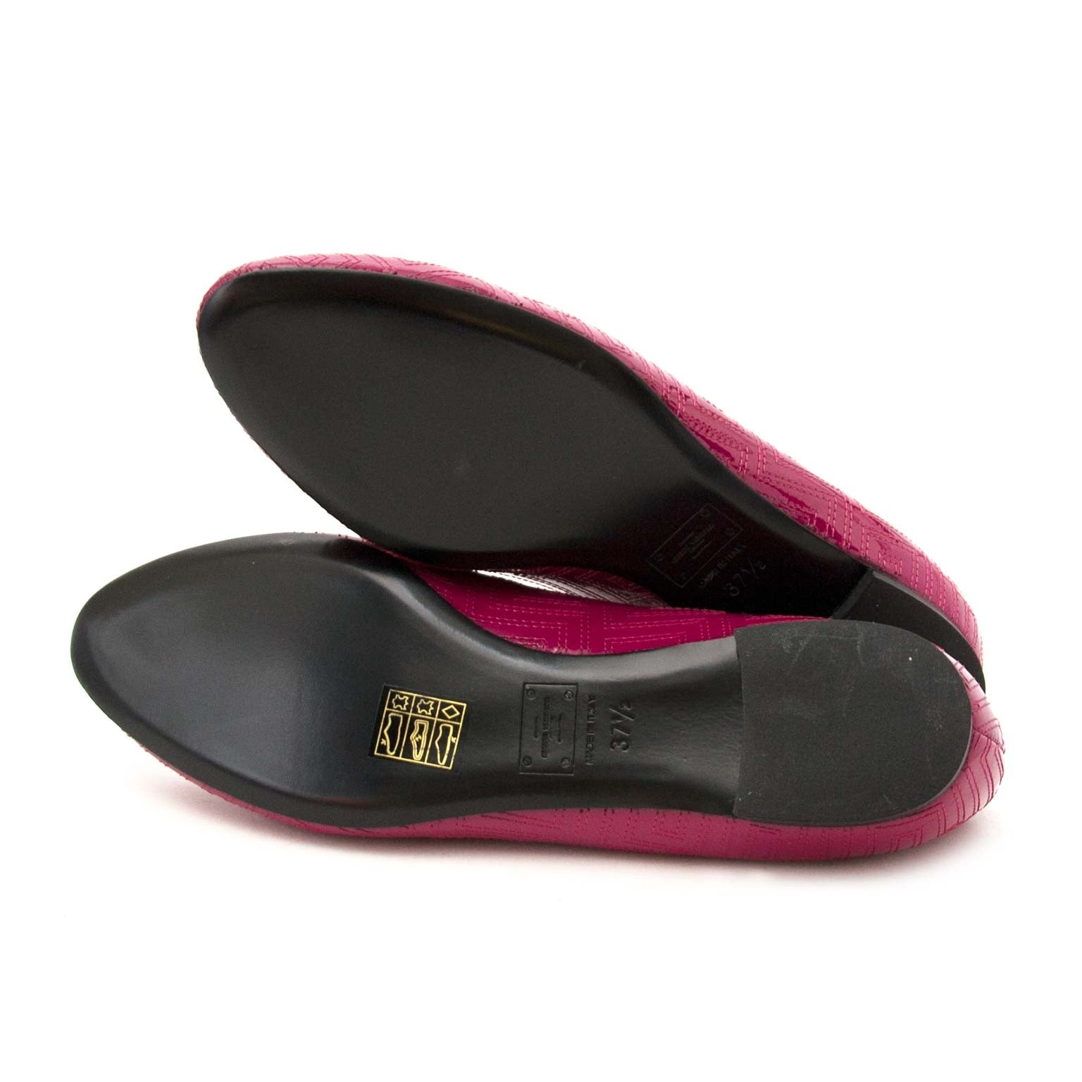 Gianni Versace Couture Patent Fuchsia Ballerinas taille 37,5 en ligne chez labellov.com pour le meilleur prix