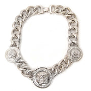 buy authentic versace silver chain medusa necklaces at labellov vintage fashion webshop belgium