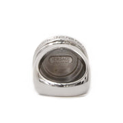 shop safe online Versace Silver Meduse Crystal Ring