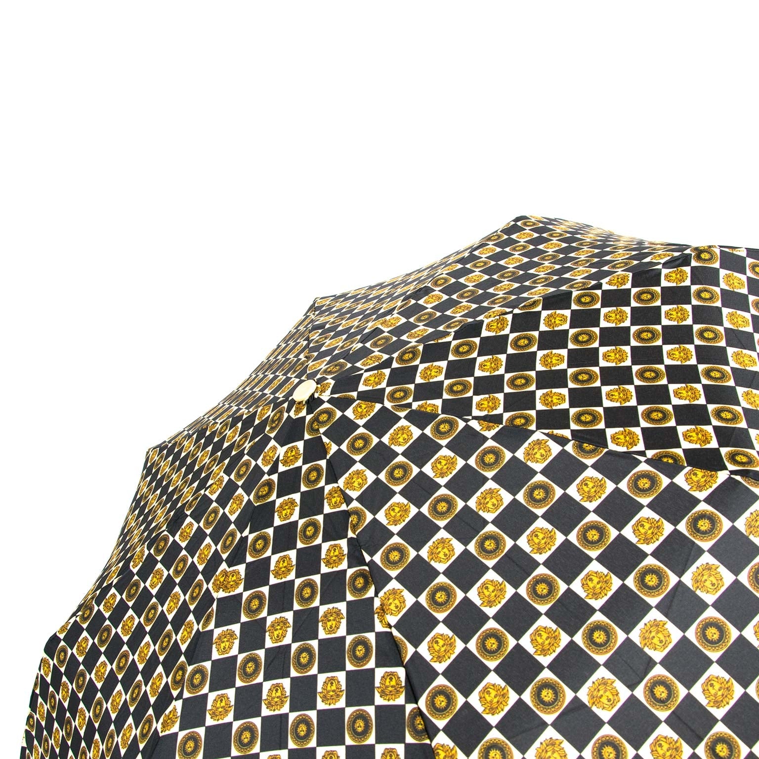 tweedehands Versace Medusa Head Print Umbrella nu te koop bij labellov vintage webshop antwerpen