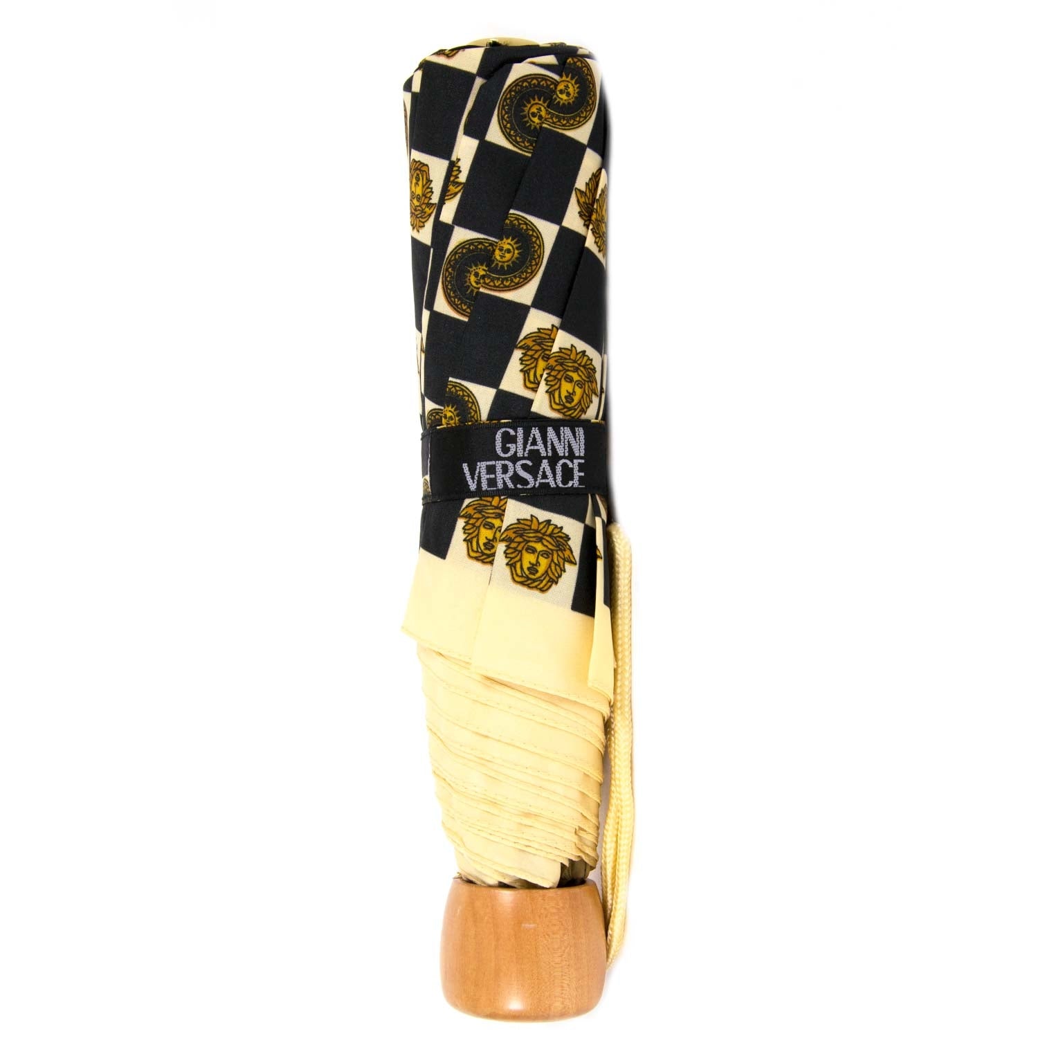 buy authentic second hand Versace Medusa Head Print Umbrella at labellov antwerp for the best price