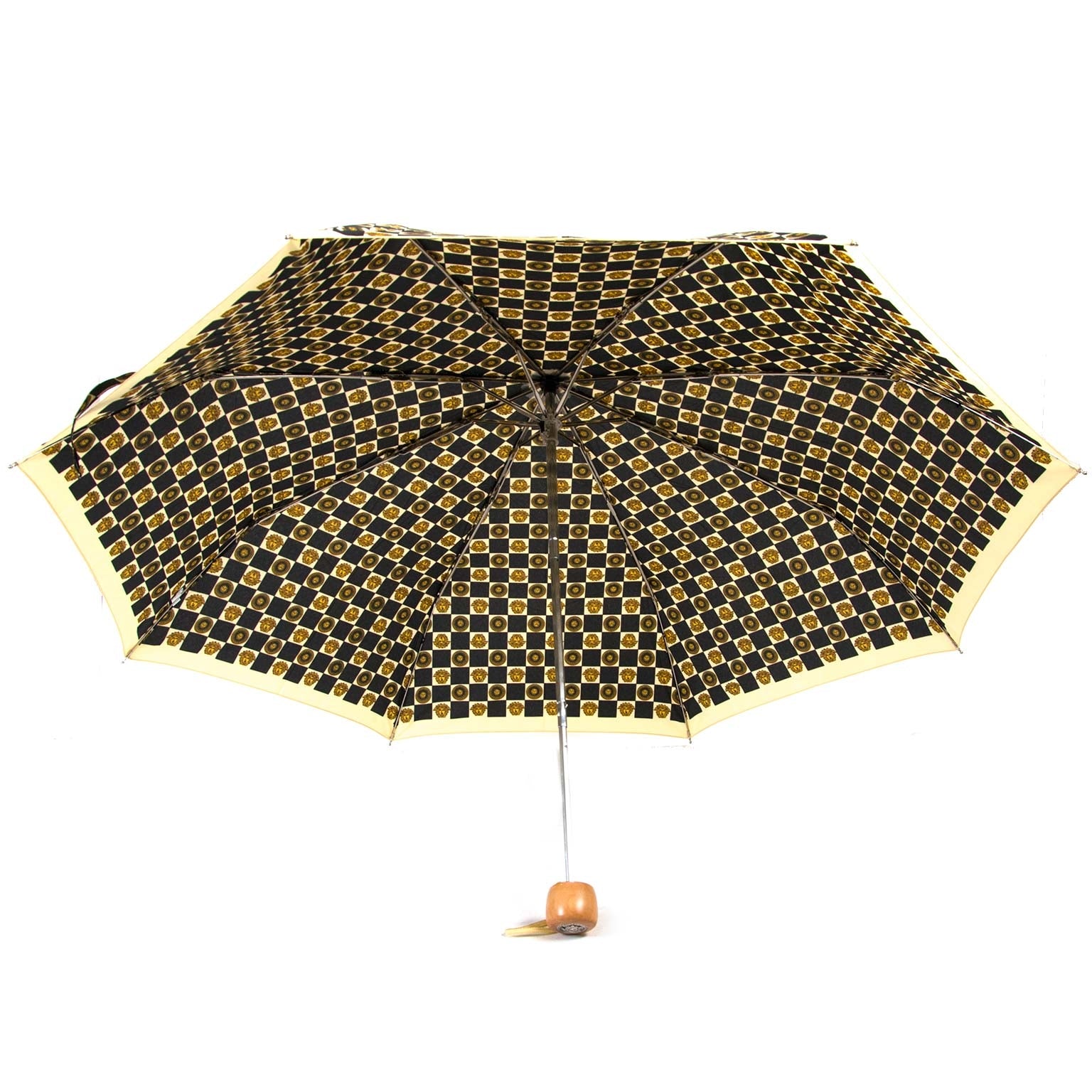 achetez authentique seconde main Versace Medusa Head Print Umbrella chez labellov anvers au meilleur prix