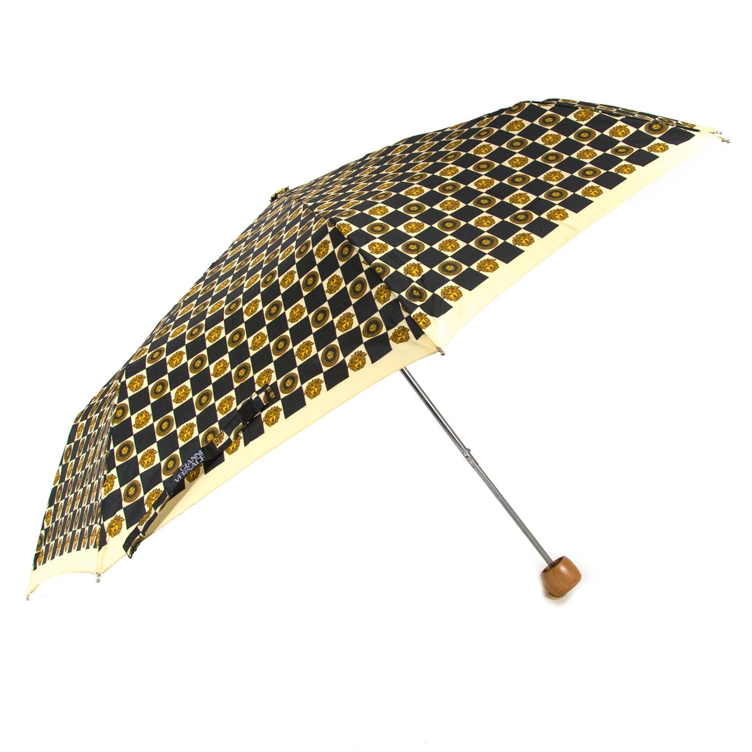 koop authentieke tweedehands Versace Medusa Head Print Umbrella bij labellov antwerpen aan de beste prijs