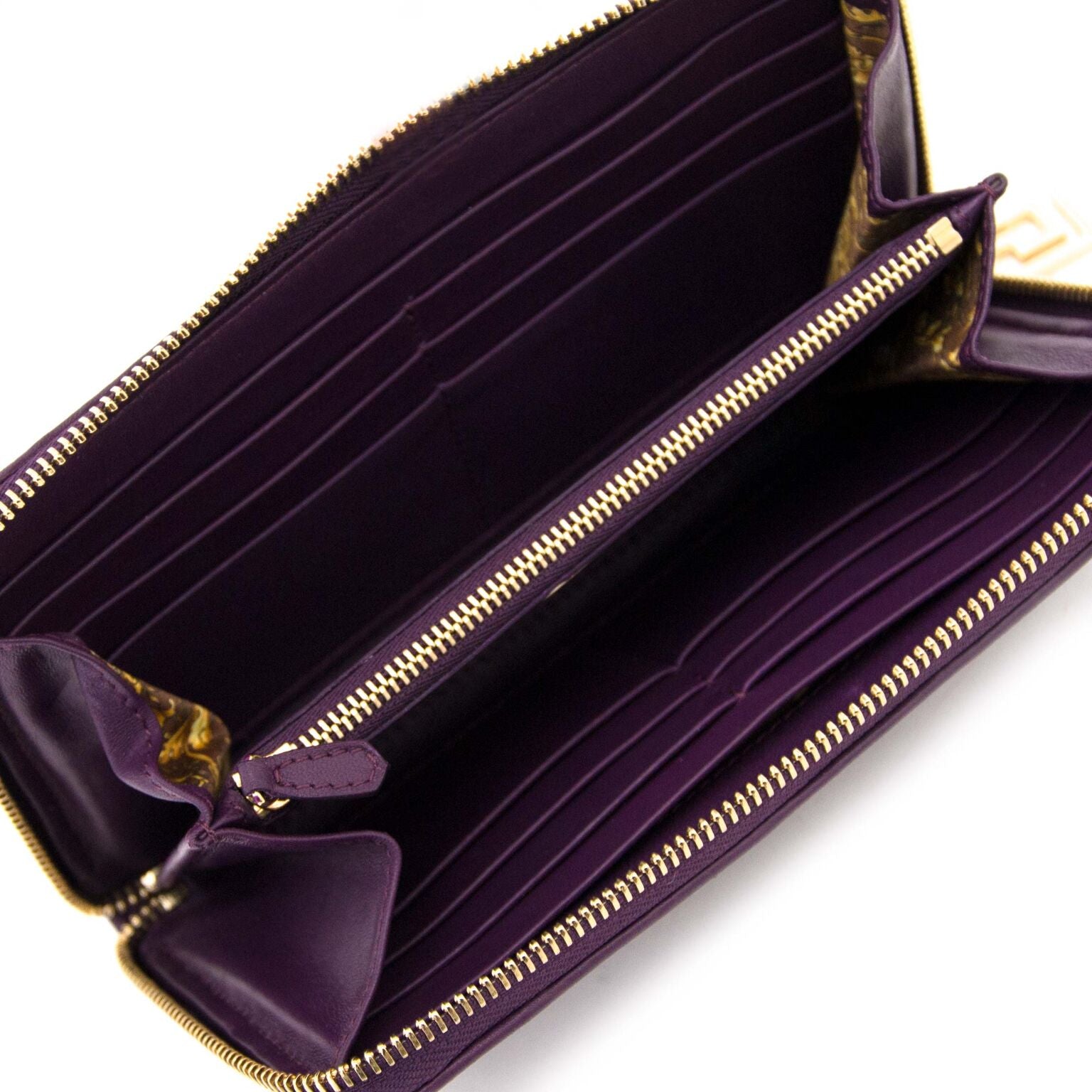 Nouvelle portefeuille de Versace en couleur Burgundy