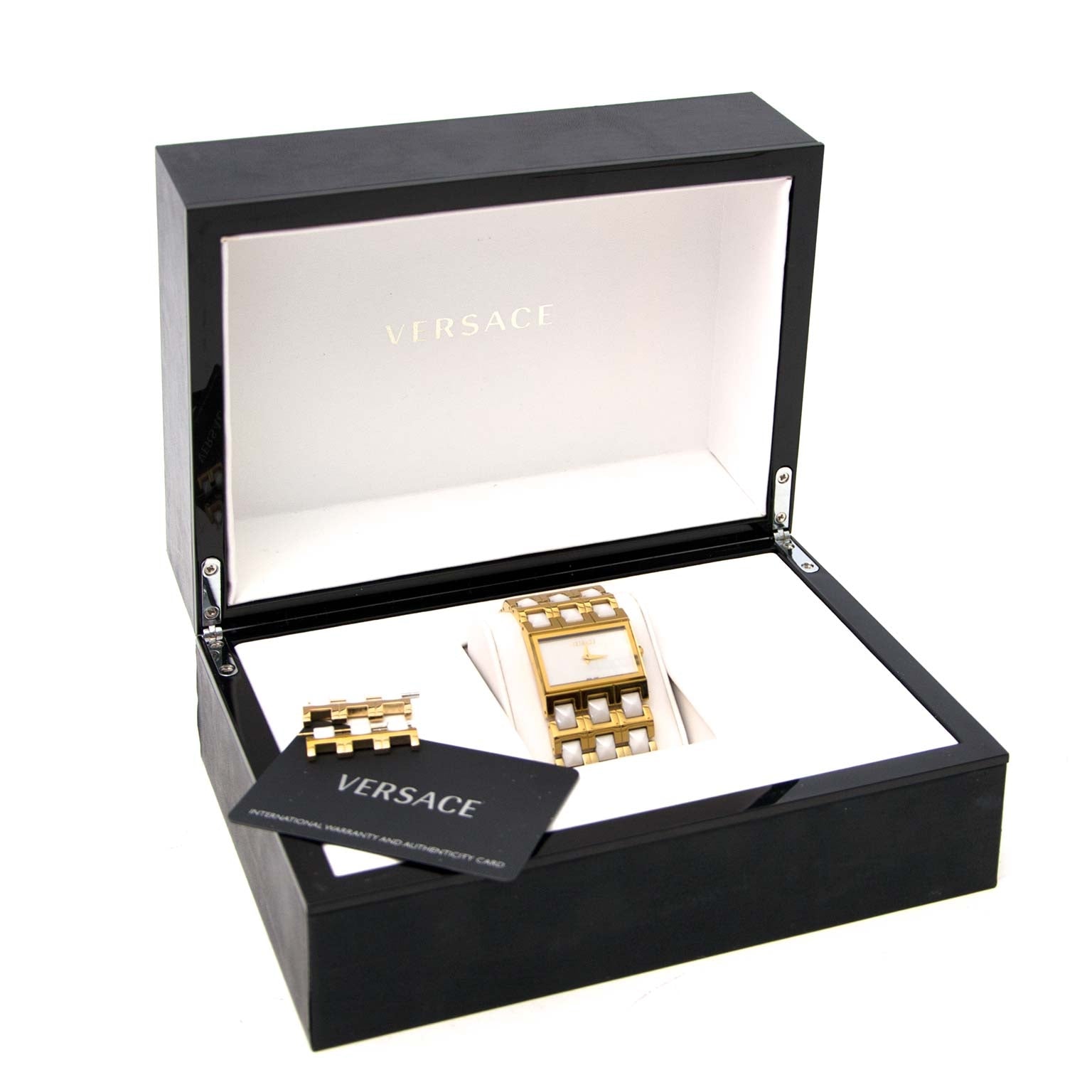 Versace Cleopatra Mother Of Pearl Dial Watch