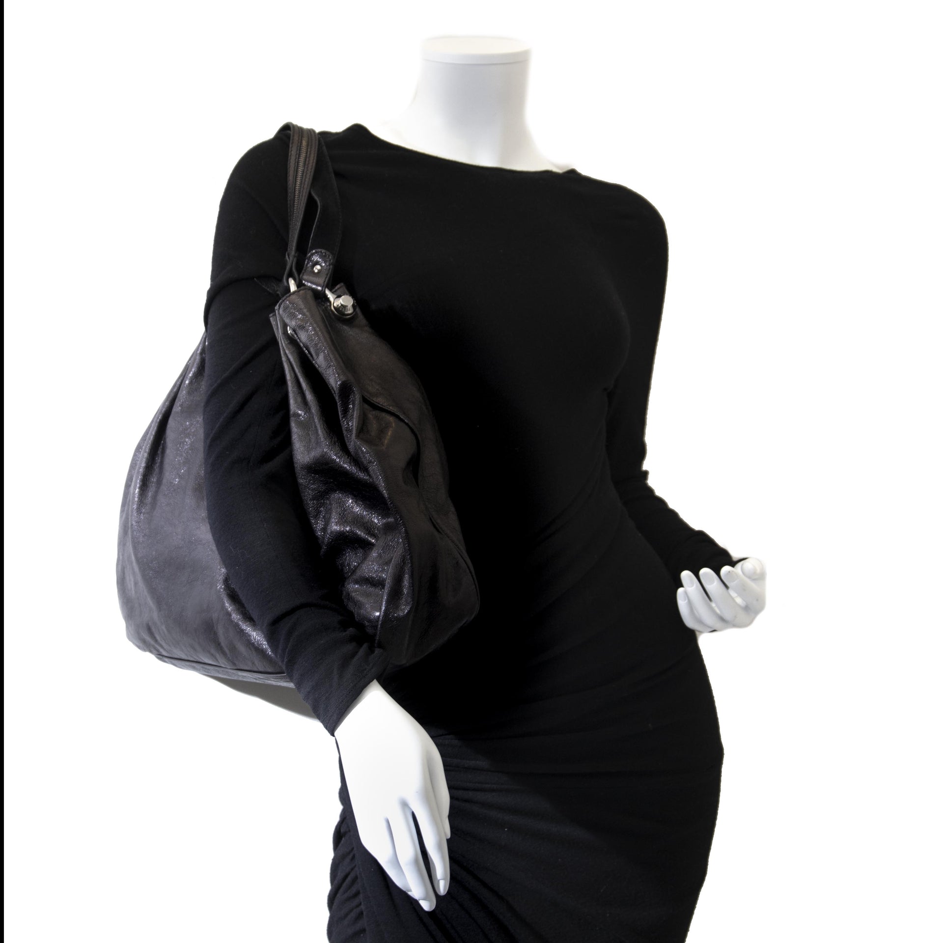 Versace Black Tote Bag for sale online at Labellov secondhand luxury