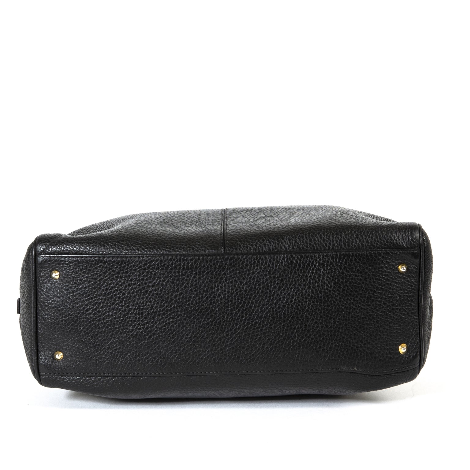 Versace Black Leather Medusa Shoulder Bag now for sale at labellov vintage fashion webshop belgium