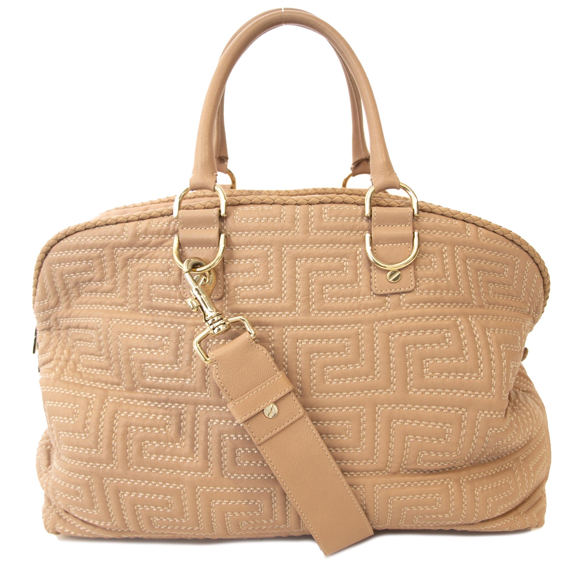 Vintage Versace Nude Couture Crossbody Bag at Labellov Antwerp.