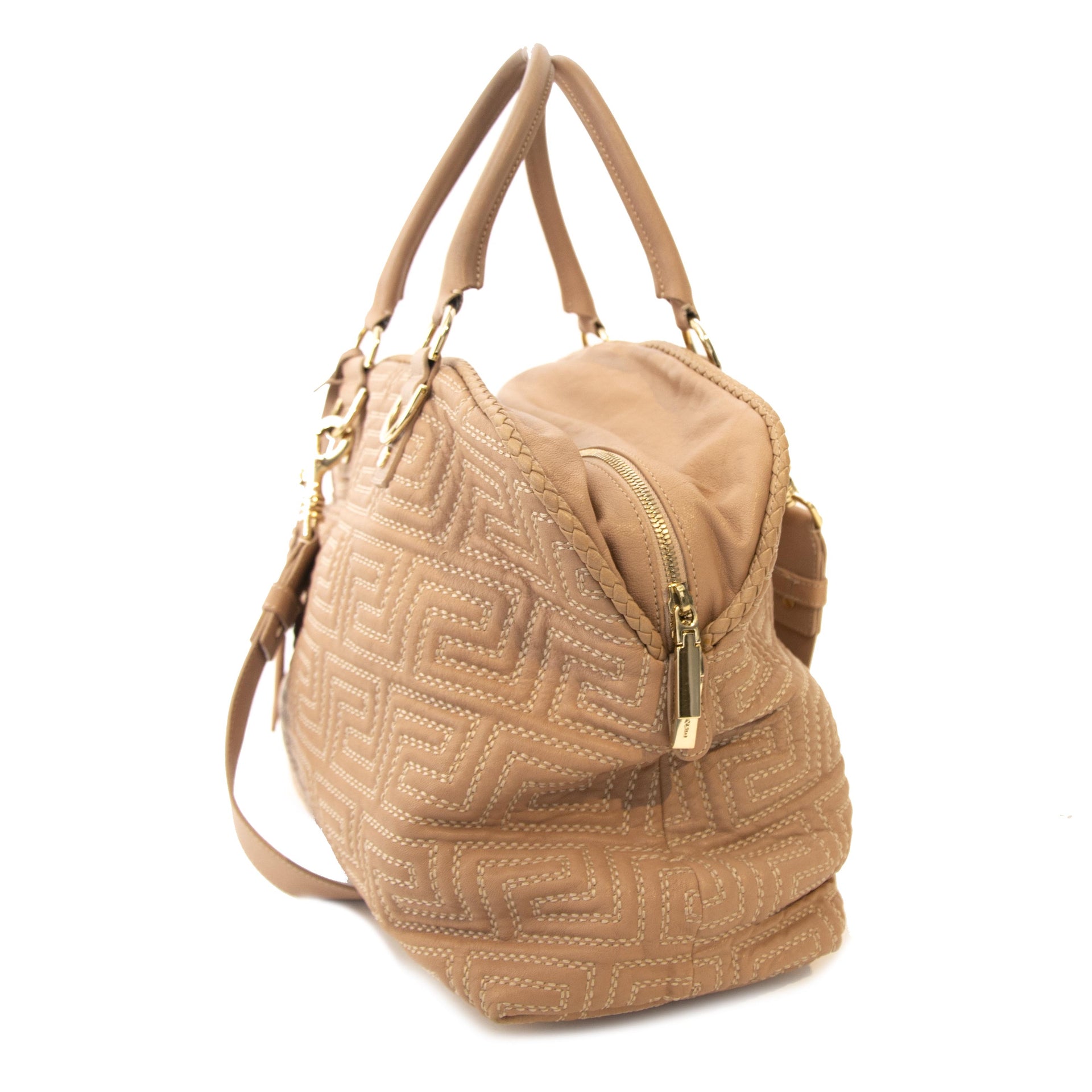 Secondhand Versace pink handbag at Labellov. Safe online shopping at a fair price.