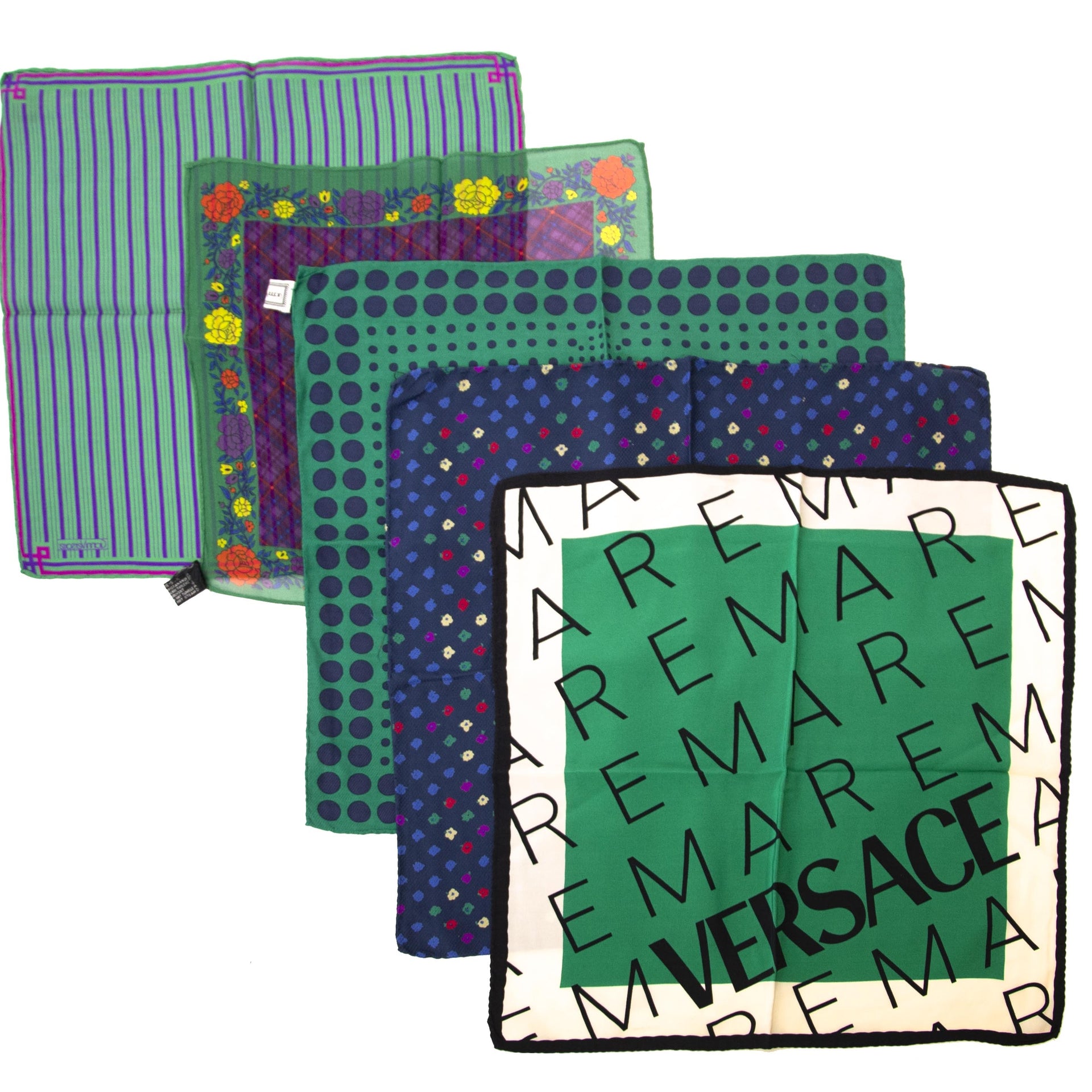 Vintage Versace Multicolor Pochette Set at Labellov. Safe online shopping