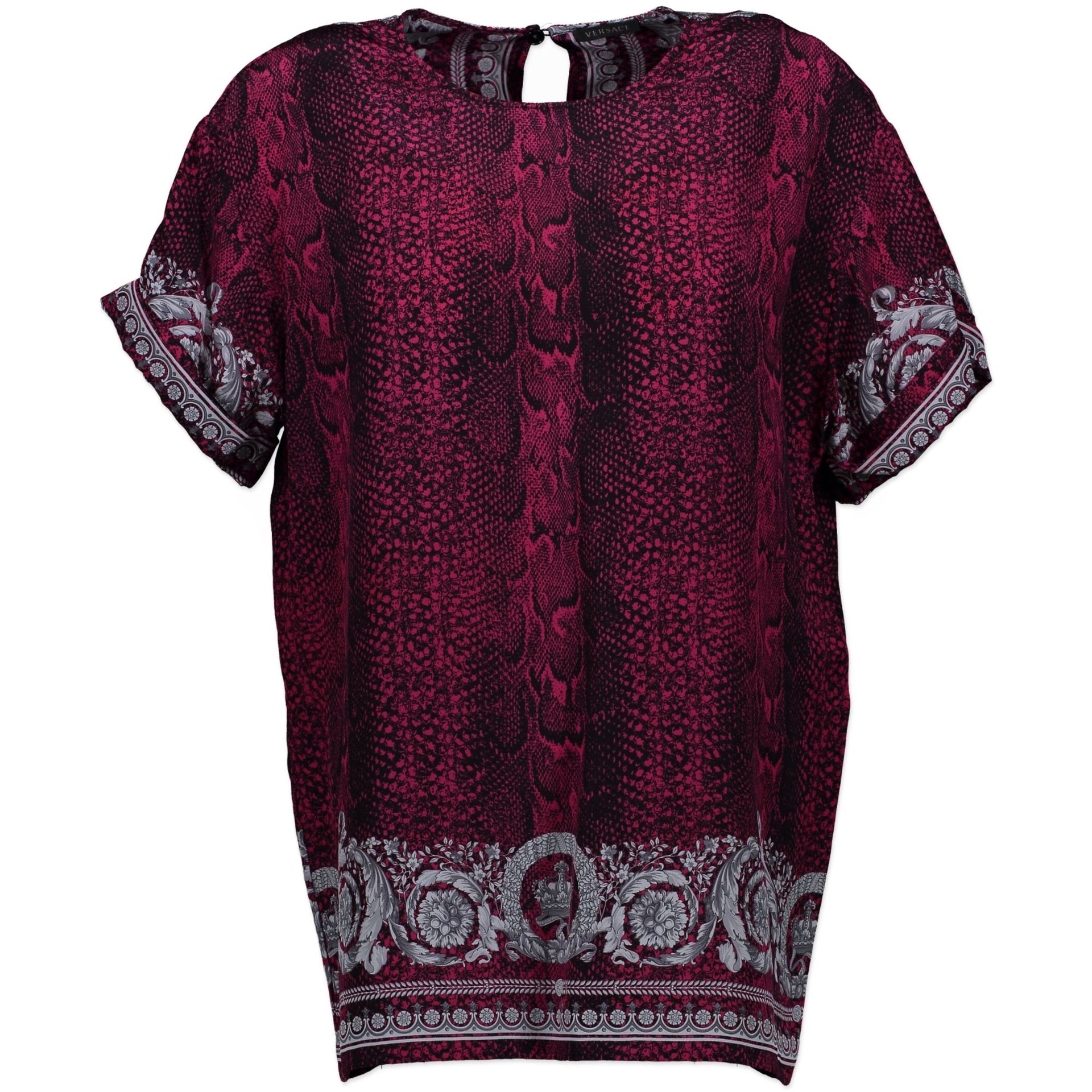Versace Snake Print Shirt - size S/M